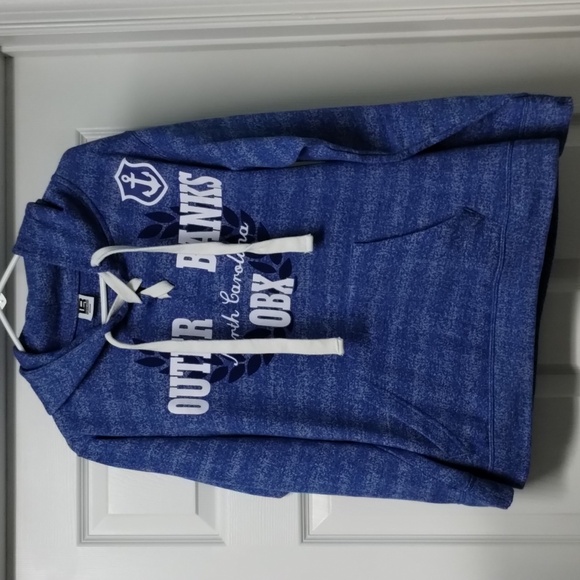 Lone Rock sweatshirt hoodie women size medium blue outer banks - Picture 1 of 5